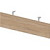 Панель лицевая Strike UVF160OWAL для стола (дуб светлый/алюминий,  1360х18х300 мм)