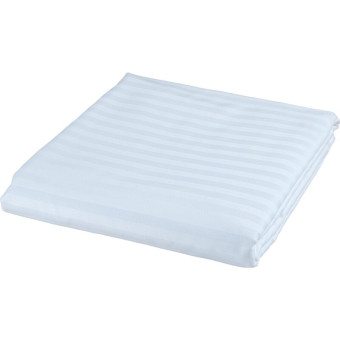 Пододеяльник 1.5-спальный 148х220 см страйп-сатин белый