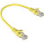 Патч-корд витая пара ExeGate UTP-RJ45-RJ45-5e-0,3M-LSZH-YL 5e 0,3 м