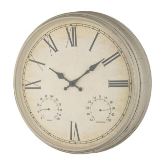 Часы настенные Aviere 29512 с термометром и гигрометром (40x40x8 см)
