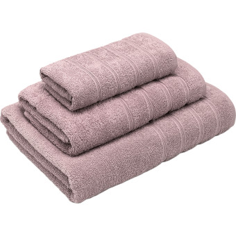 Набор полотенец махровых Стрикт 3 штуки 30x60 см - 1 штука/50x80 см - 1 штука/70x130 см - 1 штука 360 г/кв.м бежевые