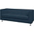 Диван трехместный Домино синий (ткань)