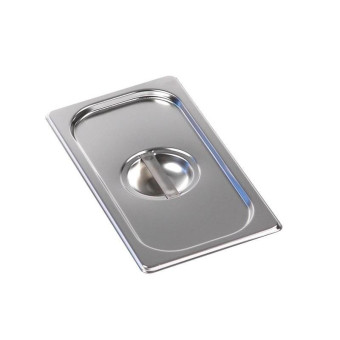 Крышка для гастроемкости Luxstahl GN 1/3 32.7x17.6 см нержавеющая сталь