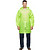 Плащ влагозащитный Ивент Блик полиэстеровый на молнии желтый со   светоотражающим кантом (размер 48-50)