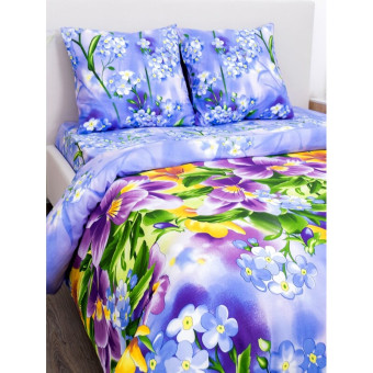 Постельное белье Василиса 313689 (2-спальное с европростыней, бязь)