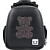 Ранец Комус Класс Basic Медвежонок анатомический чёрный с двумя  отделениями