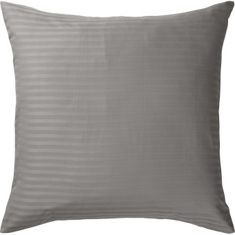 Наволочка Verossa Gray 70x70 см страйп 125 г/кв.м серая (2 штуки в  упаковке)