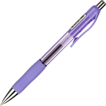 Ручка гелевая автоматическая Комус Urban фиолетовая (толщина линии 0.5 мм)