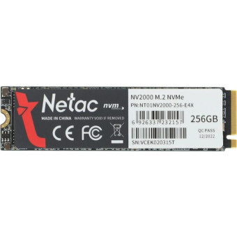 SSD накопитель Netac NV2000 256 ГБ (NT01NV2000-256-E4X)