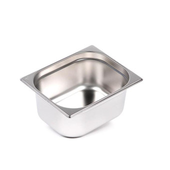 Гастроемкость Luxstahl GN 1/2 32.7x26.5x15 см 9.5 л нержавеющая сталь