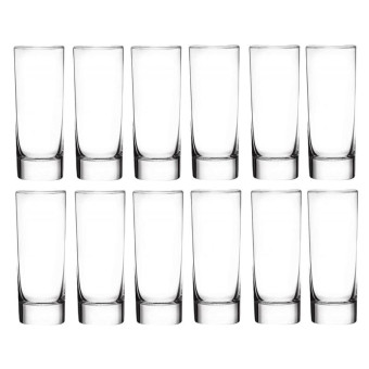 Набор стаканов (хайбол) Pasabahce Сиде стеклянные высокие 210 мл (12 штук в упаковке)
