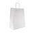 Крафт-пакет бумажный белый с кручеными ручками 26x15x35 см 80 г/кв.м био (200 штук в упаковке)
