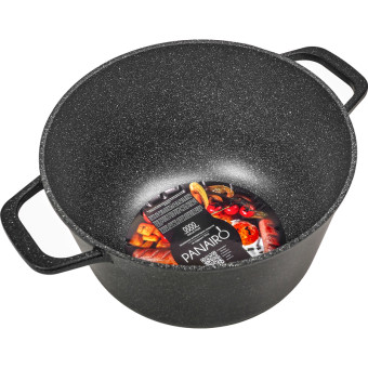 Казан литой алюминий Panairo Grantega induction Gra-KAZ-5-I 5 л чёрный
