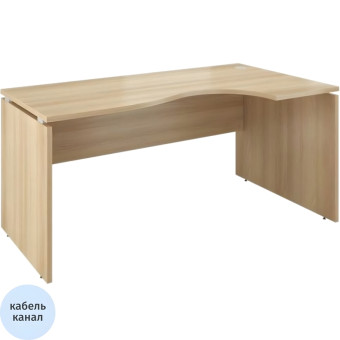 Стол эргономичный Дублин ДБ08.31 правый (акация лорка, 1600х900х750 мм)