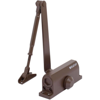 Доводчик дверной Булат Ultimate ДД-60 A-C до 80 кг коричневый