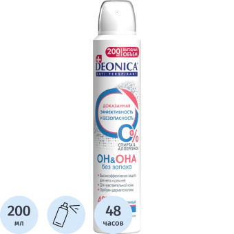 Дезодорант-антиперспирант Deonica Он & Она спрей 200 мл