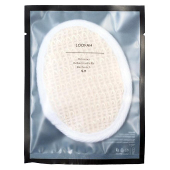 Мочалка для тела Noir 70х120 мм сизаль пакет (бежевая, 100 штук в упаковке)