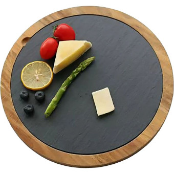 Блюдо для подачи сланцевое MGprof 30х30 см (12 штук в паковке)