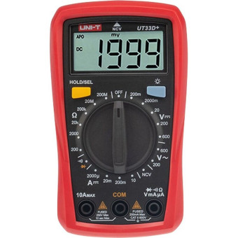 Мультиметр UNI-T UT33D+ цифровой портативный (13-0058)