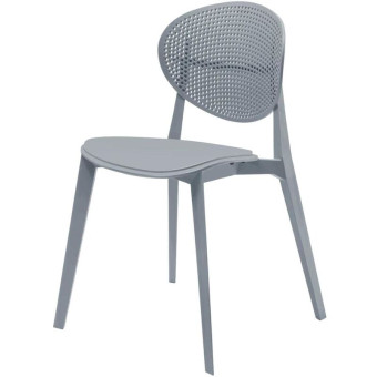 Стул обеденный Sheffilton SHT-S111-P 213555 серый (пластик)
