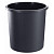 Корзина для мусора Стамм 18 л пластик черная (31х32.5 см)
