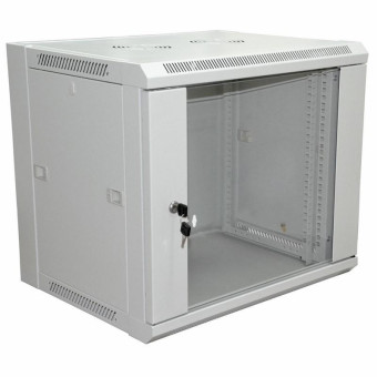 Настенный шкаф Rexant 19 12U (светло-серый, 600x450x635 мм)