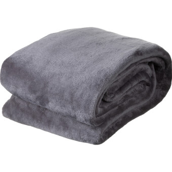 Плед Luscan микрофибра 200х220 см серый