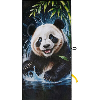 Полотенце из микрофибры The Panda 70х140 см 300 г/кв.м разноцветное