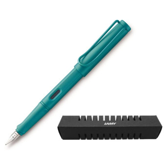 Ручка перьевая LAMY Safari цвет чернил синий цвет корпуса аквамарин (артикул производителя 4034845)