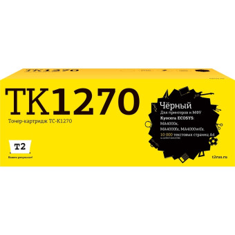Тонер-картридж T2 TC-K1270 (TK-1270) чер.д. Kyocera ECOSYS  MA4000x/MA4000fx Тонер-картридж T2 TC-K1270 (TK-1270) чер.д. Kyocera ECOSYS  MA4000x/MA4000fx