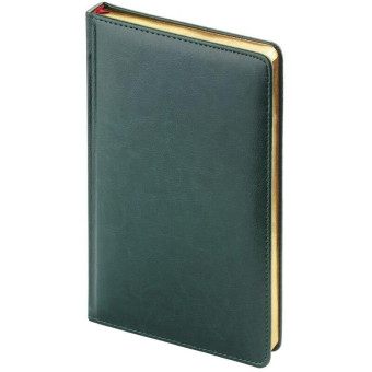 Ежедневник недатированный Attache Sidney Nebraska искусственная кожа A4 136 листов зеленый (золотистый обрез)