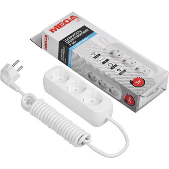 Удлинитель ProMega P492 3 розетки 3 м с заземлением