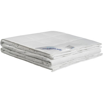 Одеяло 2-спальное Medsleep Раден 172x205 см кассетное белое