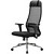 Кресло для руководителя стандартное Ergolife чёрное (сетка, металл)