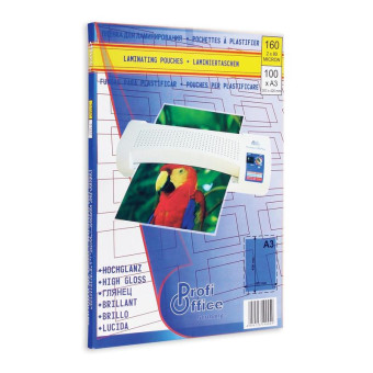 Пленка для ламинирования ProfiOffice 303x426 мм (А3) глянцевая (100 штук в упаковке)