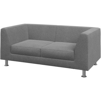 Диван двухместный Evolution EVO2-2 серый (ткань)