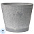 Горшок для цветов GreenShip 30 л светло-серый (33x41 см)