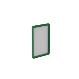 Рамка для ценникодержателей пластиковая А4 зеленая (10 штук в упаковке, артикул производителя 102004-07)
