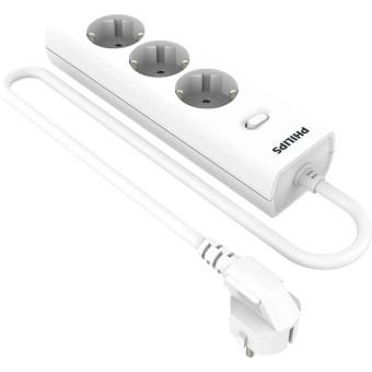 Сетевой фильтр Philips CHP2135WA/51 на 3 розетки 2 метра
