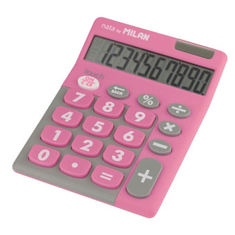Калькулятор настольный Milan 150610TDPBL 10-разрядный розовый
