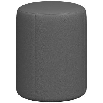 Модуль диван прямой Молекула Mol-p серый (искусственная кожа)