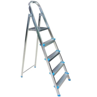 Стремянка стальная 5 ступеней Zalger 711-5