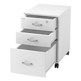 Тумба медицинская лабораторная ТМпд ЕЛАТ (мод.2, белая, 562x642x426 мм)