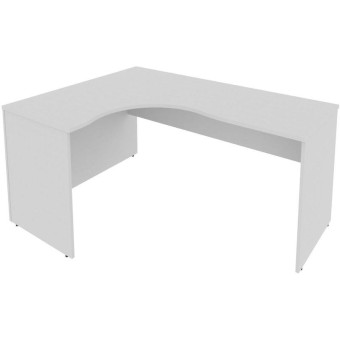 Стол угловой Riva левый (серый, 1600х1200х750 мм)