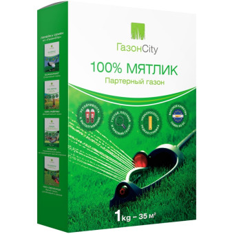 Семена газонной травы Газонcity 100% Мятлик 1 кг Семена газонной травы Газонcity 100% Мятлик 1 кг