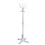 Вешалка напольная (стойка) М-10 на 5 персон с держателями для зонтов (серебристый)