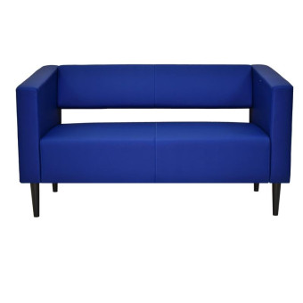 Диван двухместный Ретро Р-2 синий (искусственная кожа)