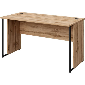 Стол прямой  K-Loft 241S011 (дуб натуральный/чёрный 1380х670х752 мм)