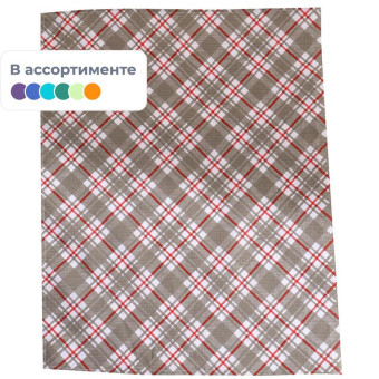 Полотенце вафельное Клетка 45x60 см 10 штук в упаковке