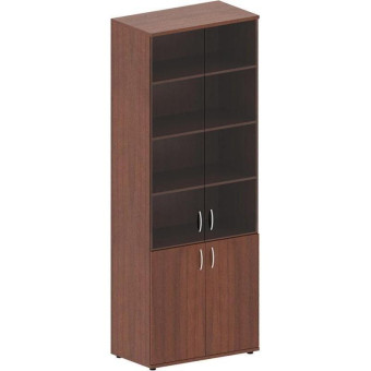 Шкаф для документов Рондо Ш-14н со стеклом (ноче милано, 804х450х2149 мм)